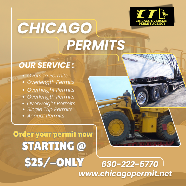 chicago permits Oversize Trucking Permits Rules and Requirement